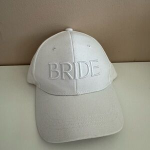 Bride Embroidered Baseball Cap - White Never Worn